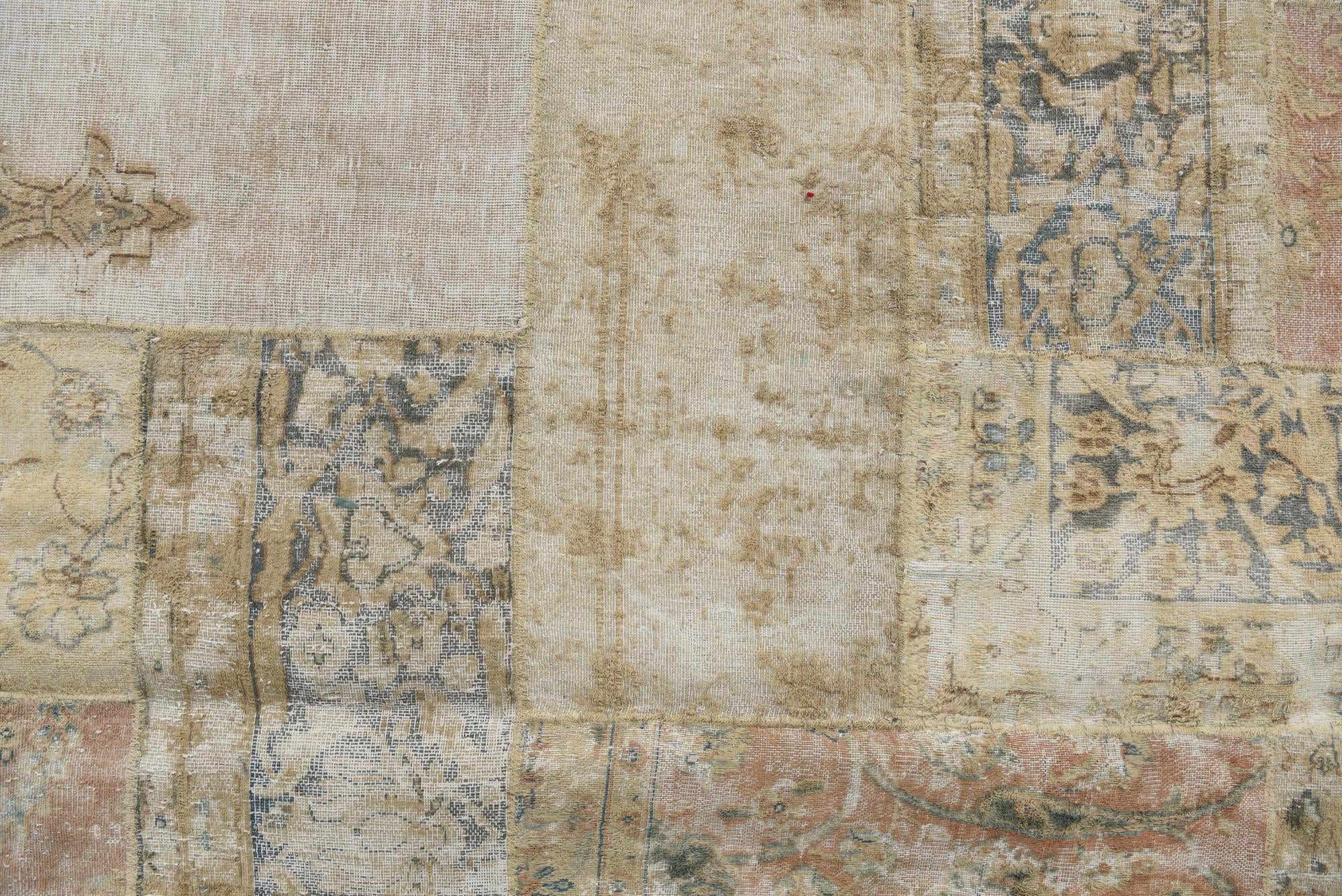 6' 8 x 10' 3 Hand Knotted Ultra Vintage Persian Wool Rug
