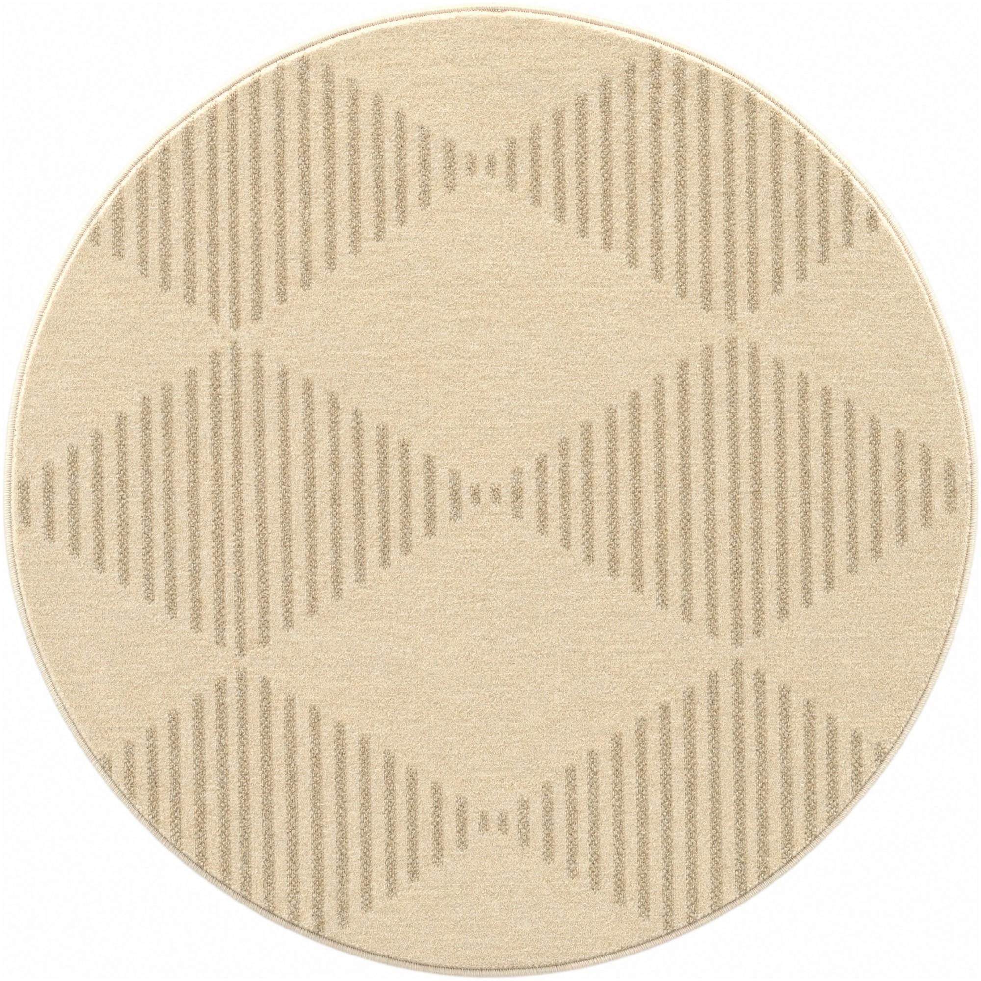 Dade · Geometric diamond rug, ivory and beige