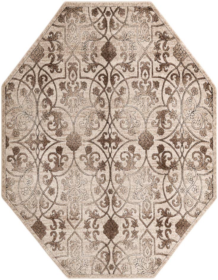Detail image of 7' 10 x 7' 10 Nepal Octagon Rug