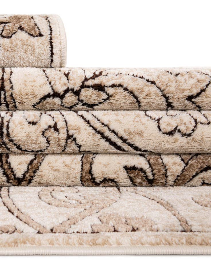 Detail image of 5' 3 x 5' 3 Nepal Octagon Rug