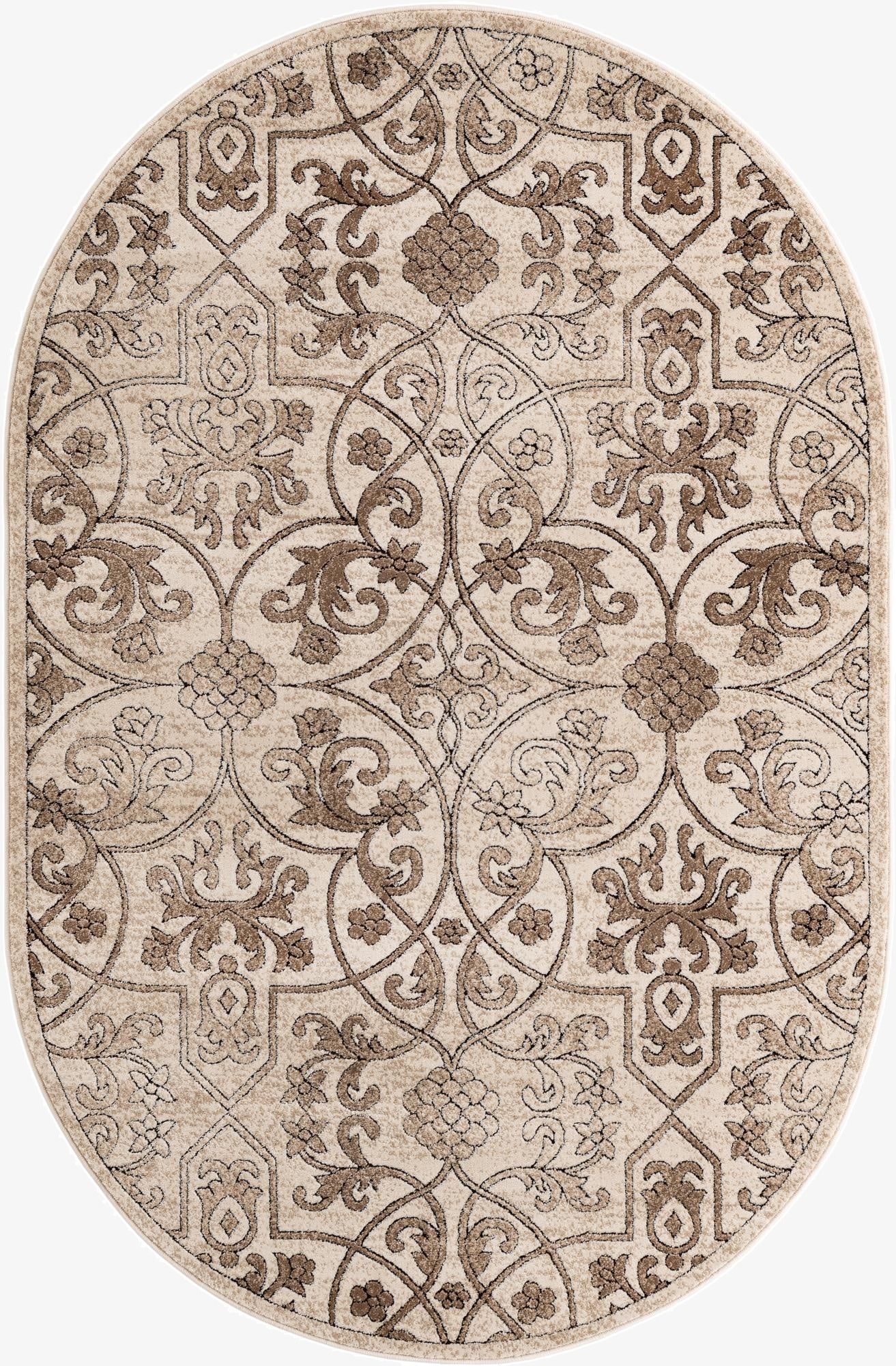 5' 3 x 8' Himalaya Oval Rug