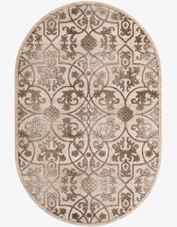5' 3 x 8' Himalaya Oval Rug
