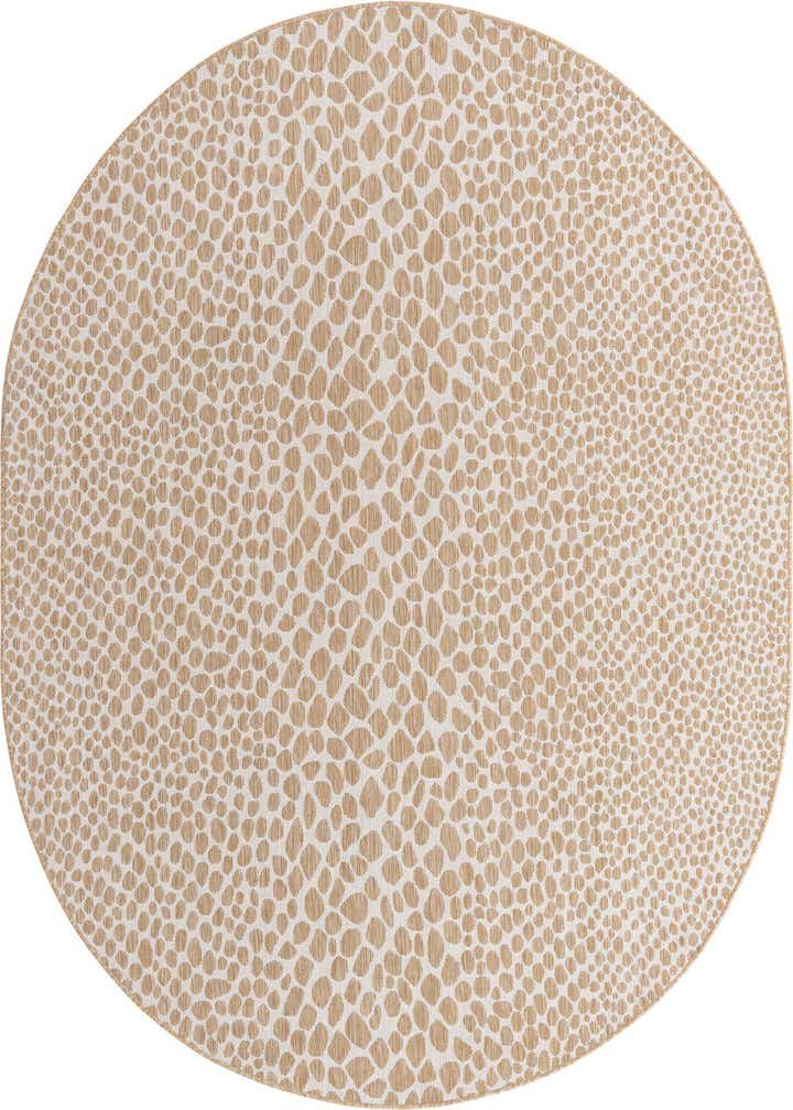7' 10 x 10' Easy-Clean Jill Zarin Cape Town Indoor / Outdoor Oval Rug