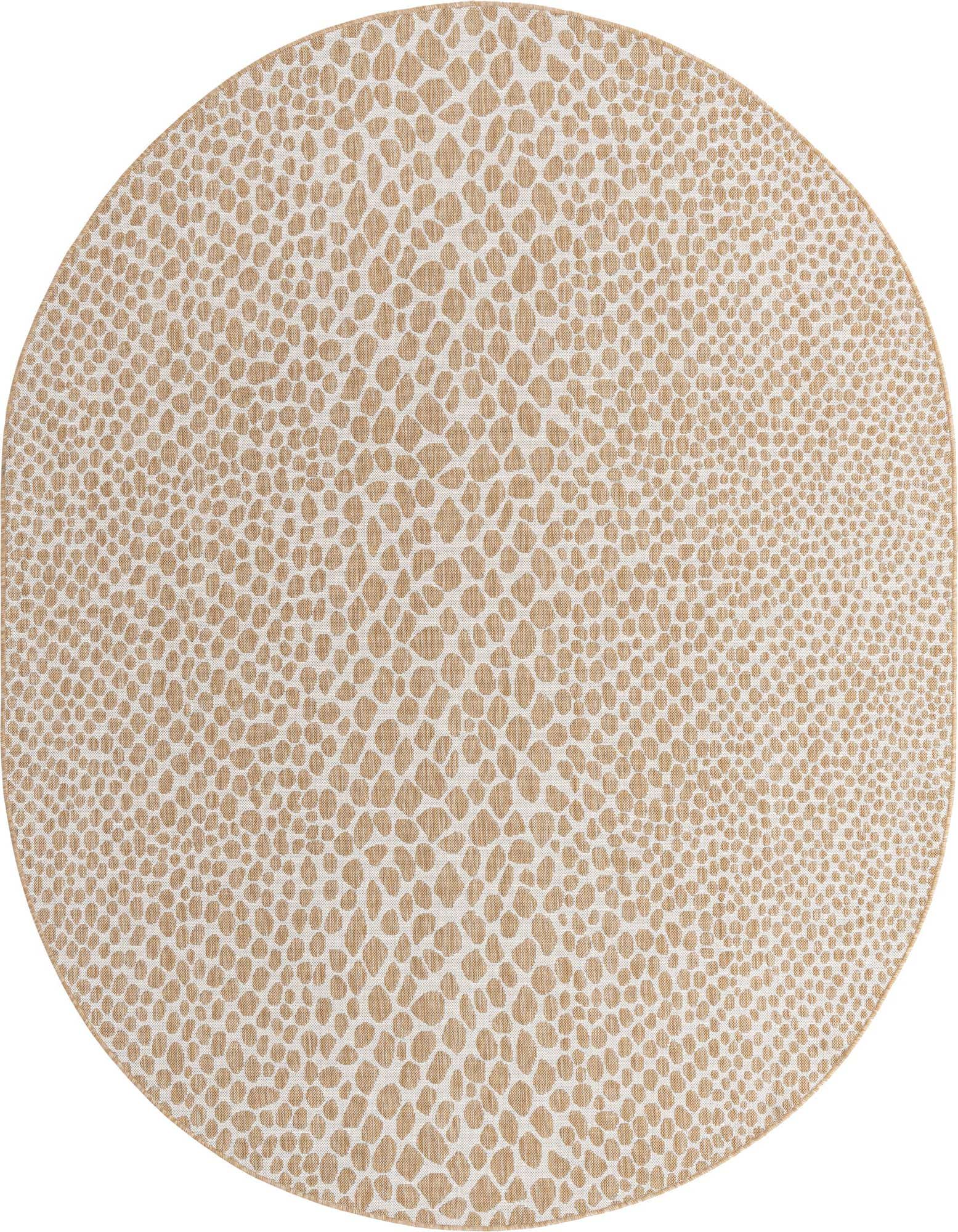 7' 10 x 10' Easy-Clean Jill Zarin Cape Town Indoor / Outdoor Oval Rug