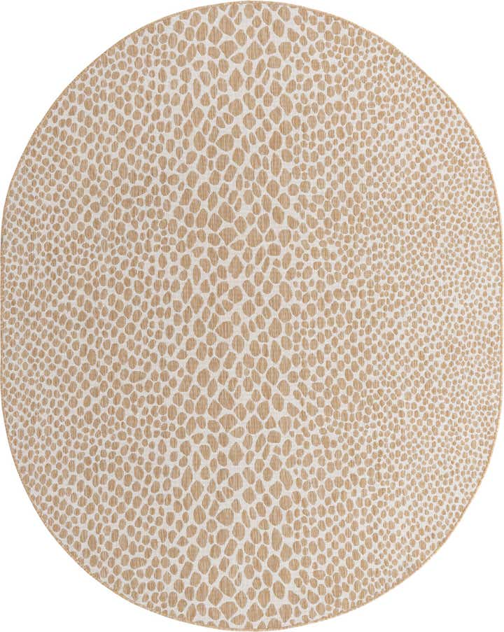 7' 10 x 10' Easy-Clean Jill Zarin Cape Town Indoor / Outdoor Oval Rug