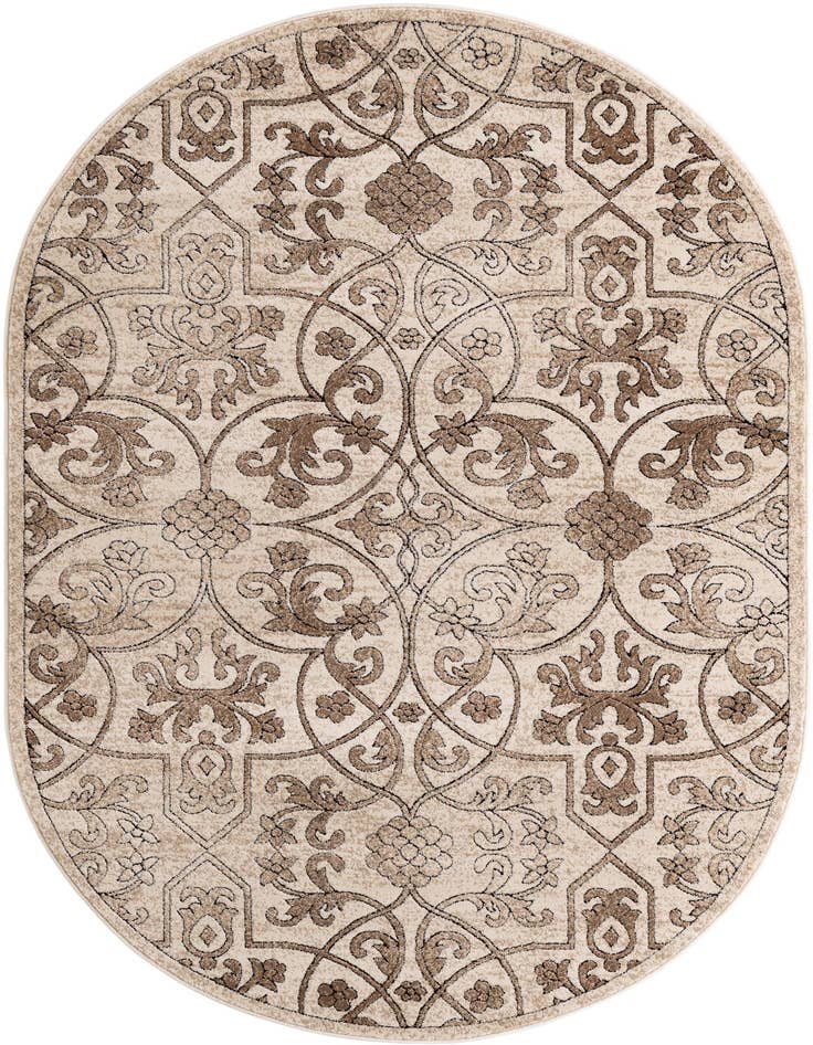 Detail image of 5' 3 x 8' Nepal Oval Rug