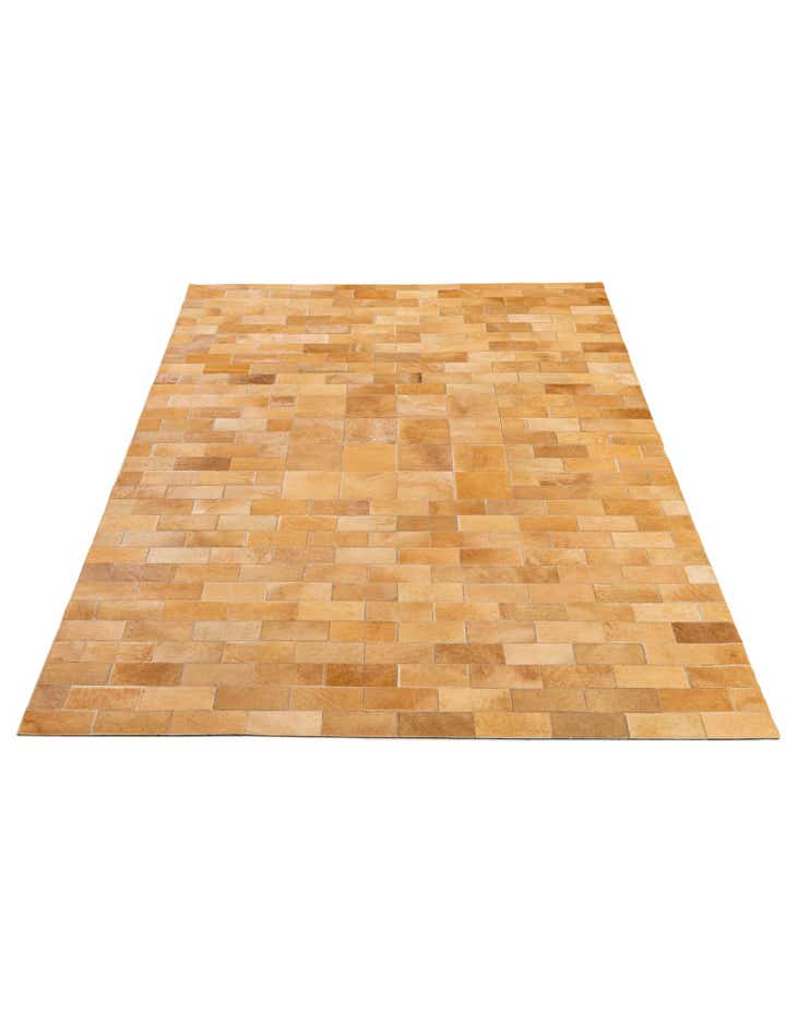 5' 2 x 8' 1 Cowhide - Patchwork Rug
