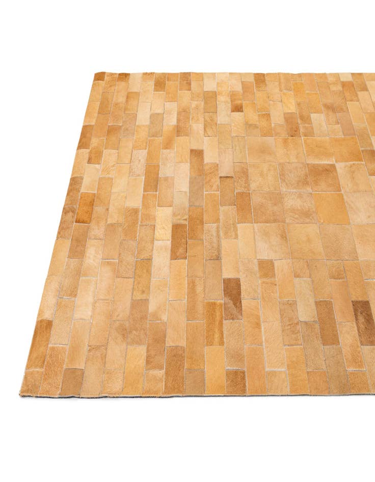 Detail image of 5' 2 x 8' 1 Cowhide - Patchwork Rug