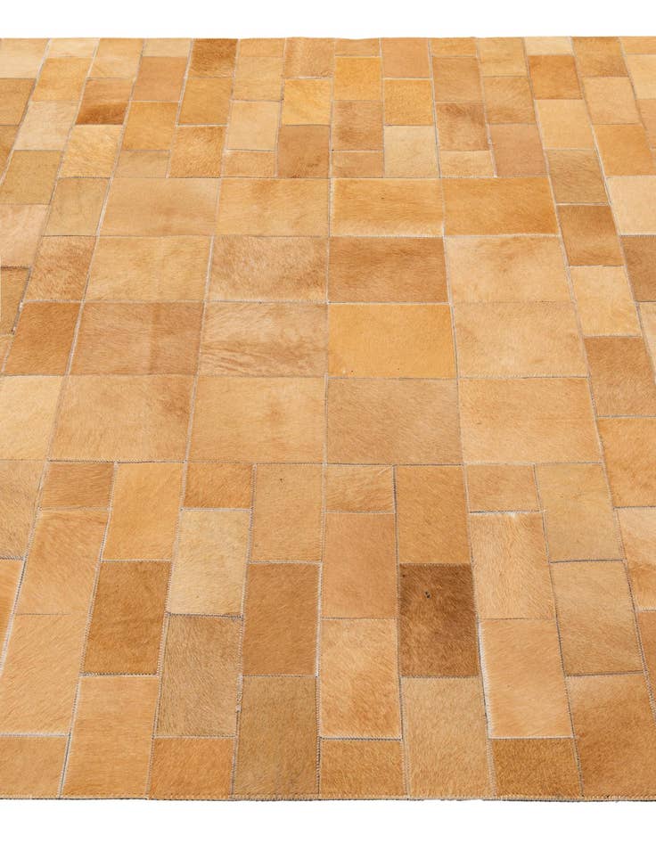 Detail image of 5' 2 x 8' 1 Cowhide - Patchwork Rug