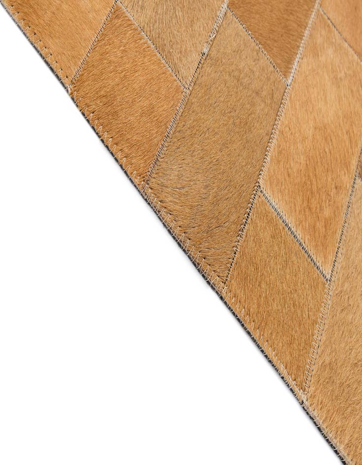 Detail image of 5' 2 x 8' 1 Cowhide - Patchwork Rug