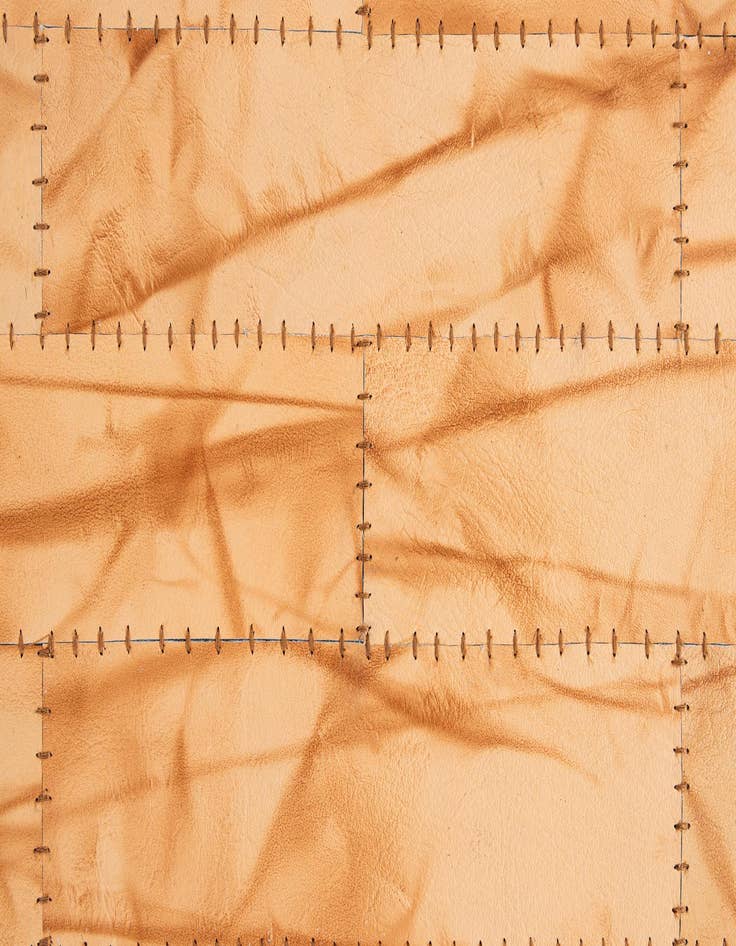 Detail image of 5' x 8' Cowhide - Patchwork Rug