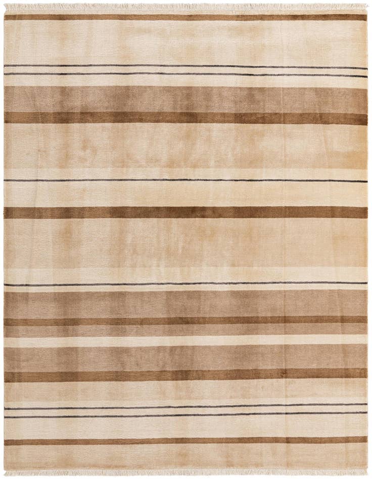 Detail image of 6' 7 x 9' 8 Hand Knotted Darya Wool Rug