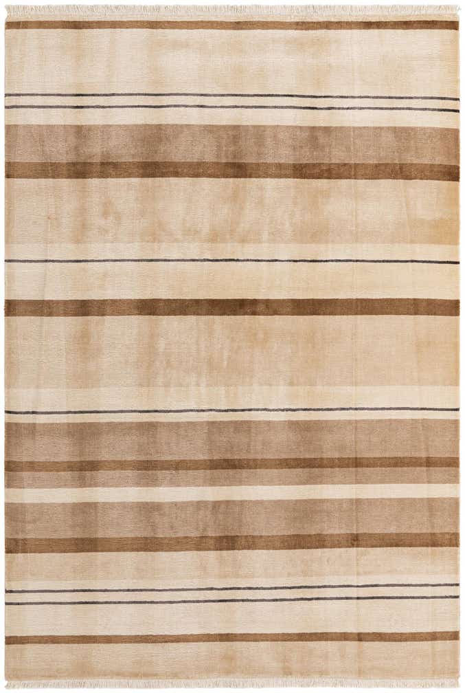 6' 7 x 9' 8 Hand Knotted Darya Wool Rug