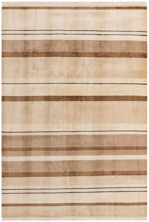 Detail image of 6' 7 x 9' 8 Hand Knotted Darya Wool Rug