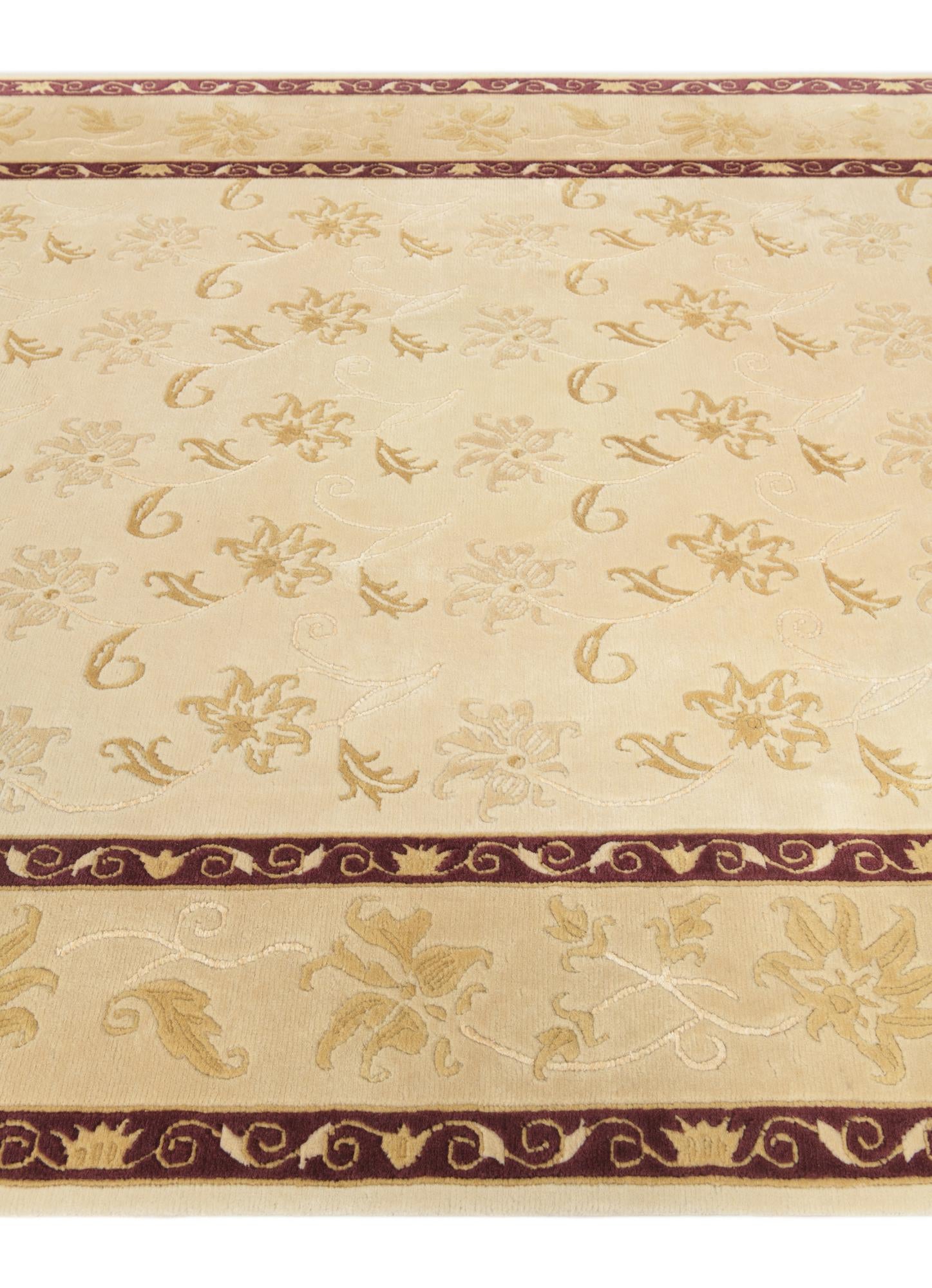 6' 8 x 9' 10 Hand Knotted Darya Wool Rug