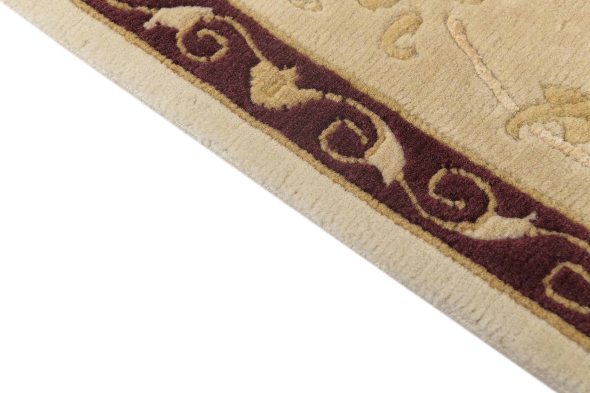 6' 8 x 9' 10 Hand Knotted Darya Wool Rug