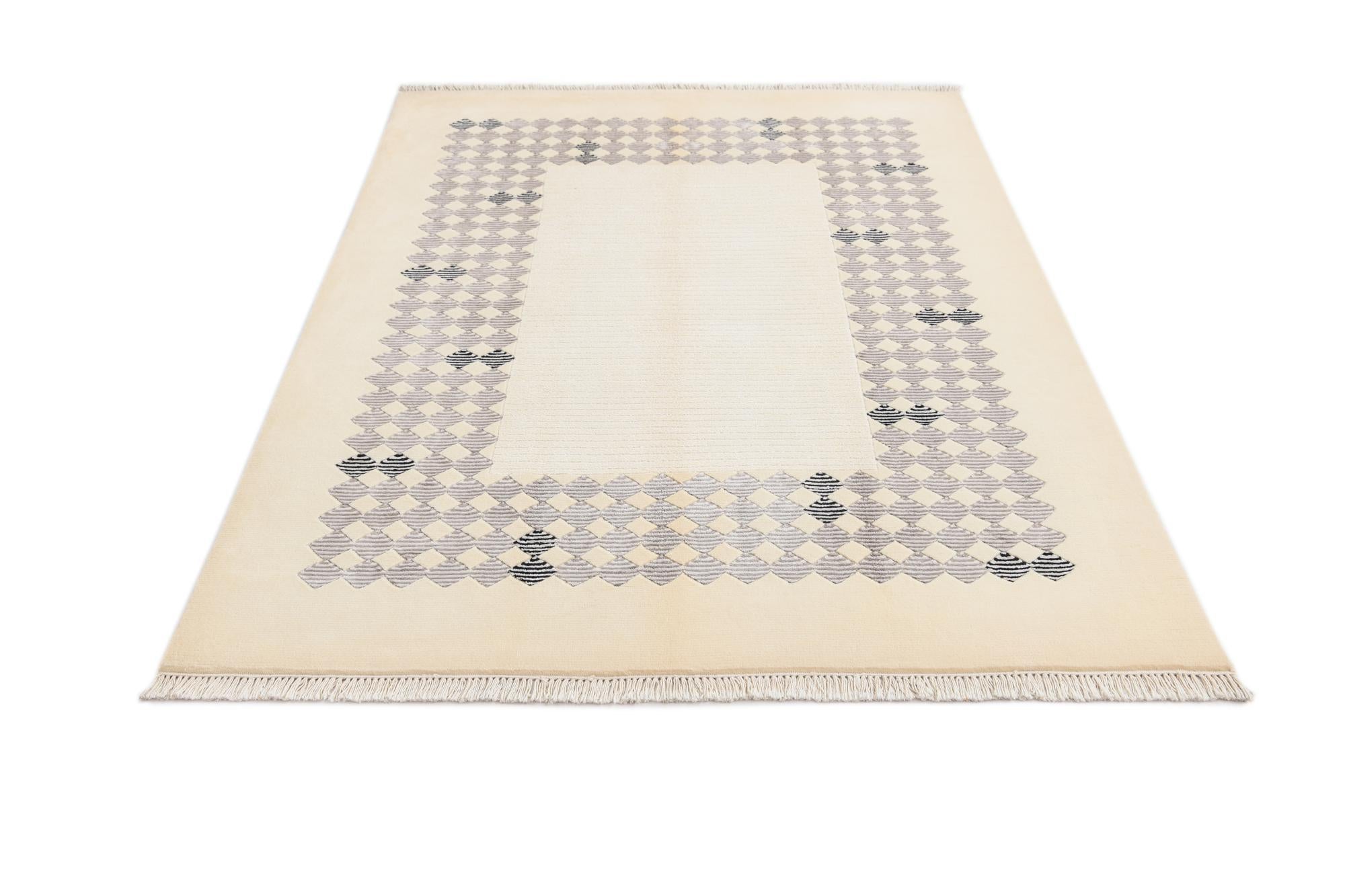 4' 10 x 6' 7 Hand Knotted Darya Wool Rug