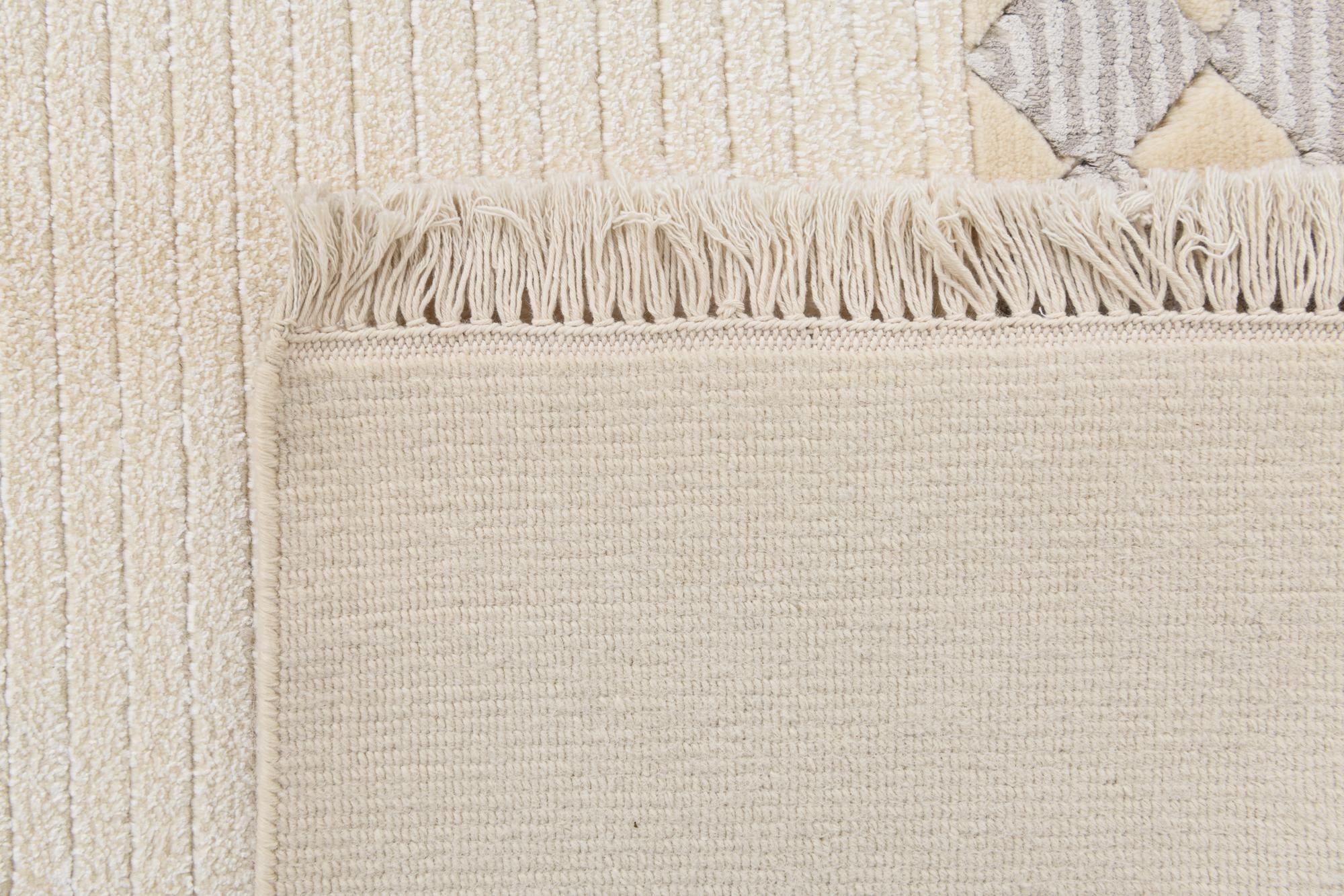 4' 10 x 6' 7 Hand Knotted Darya Wool Rug