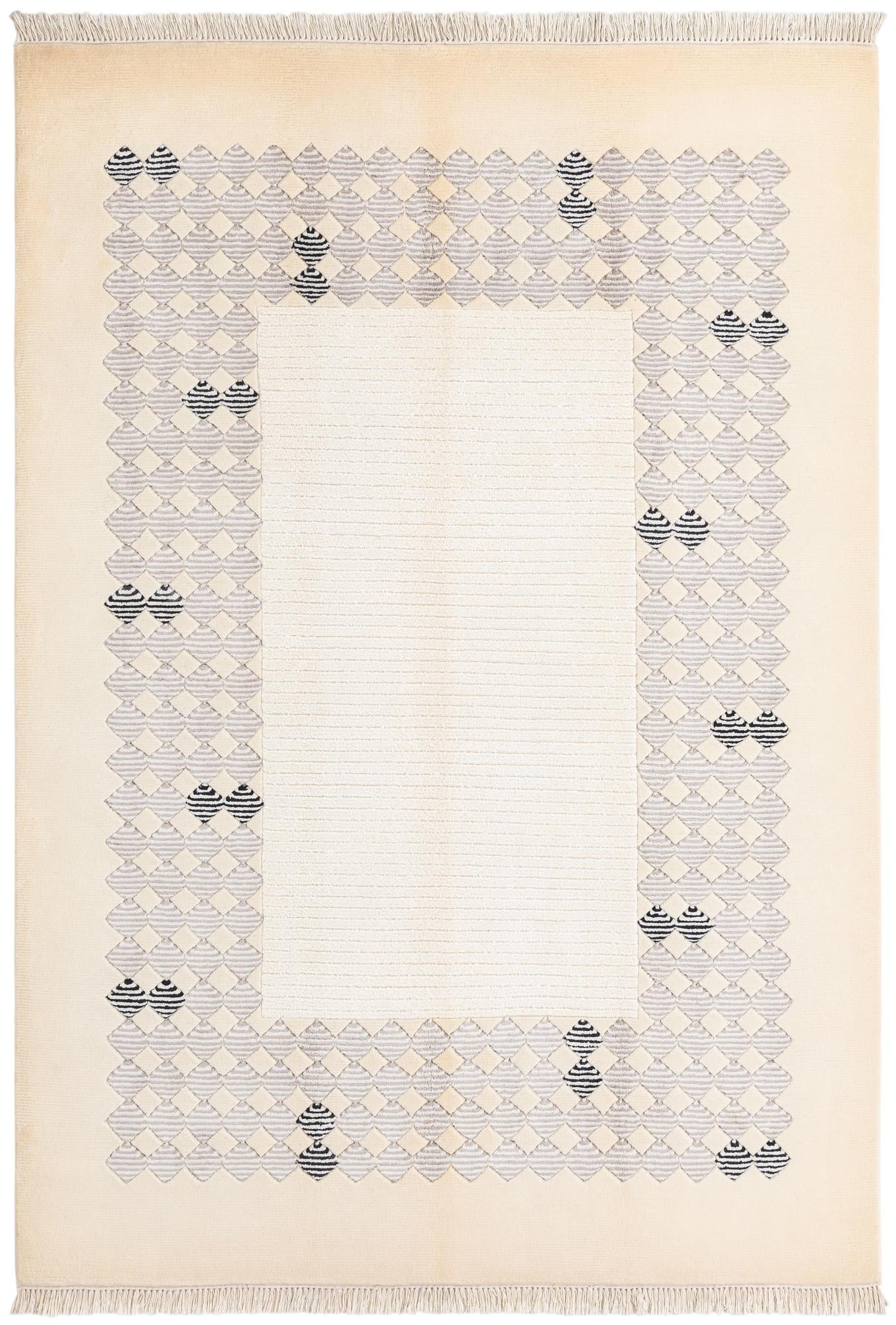 4' 10 x 6' 7 Hand Knotted Darya Wool Rug