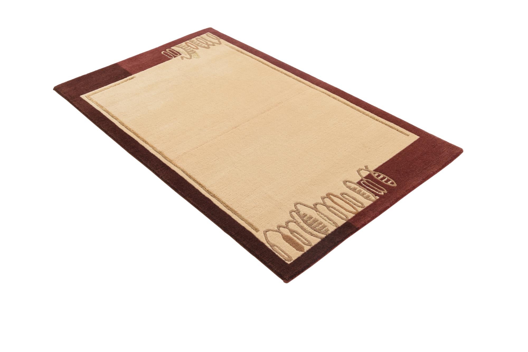 2' 10 x 4' 9 Hand Knotted Darya Wool Rug
