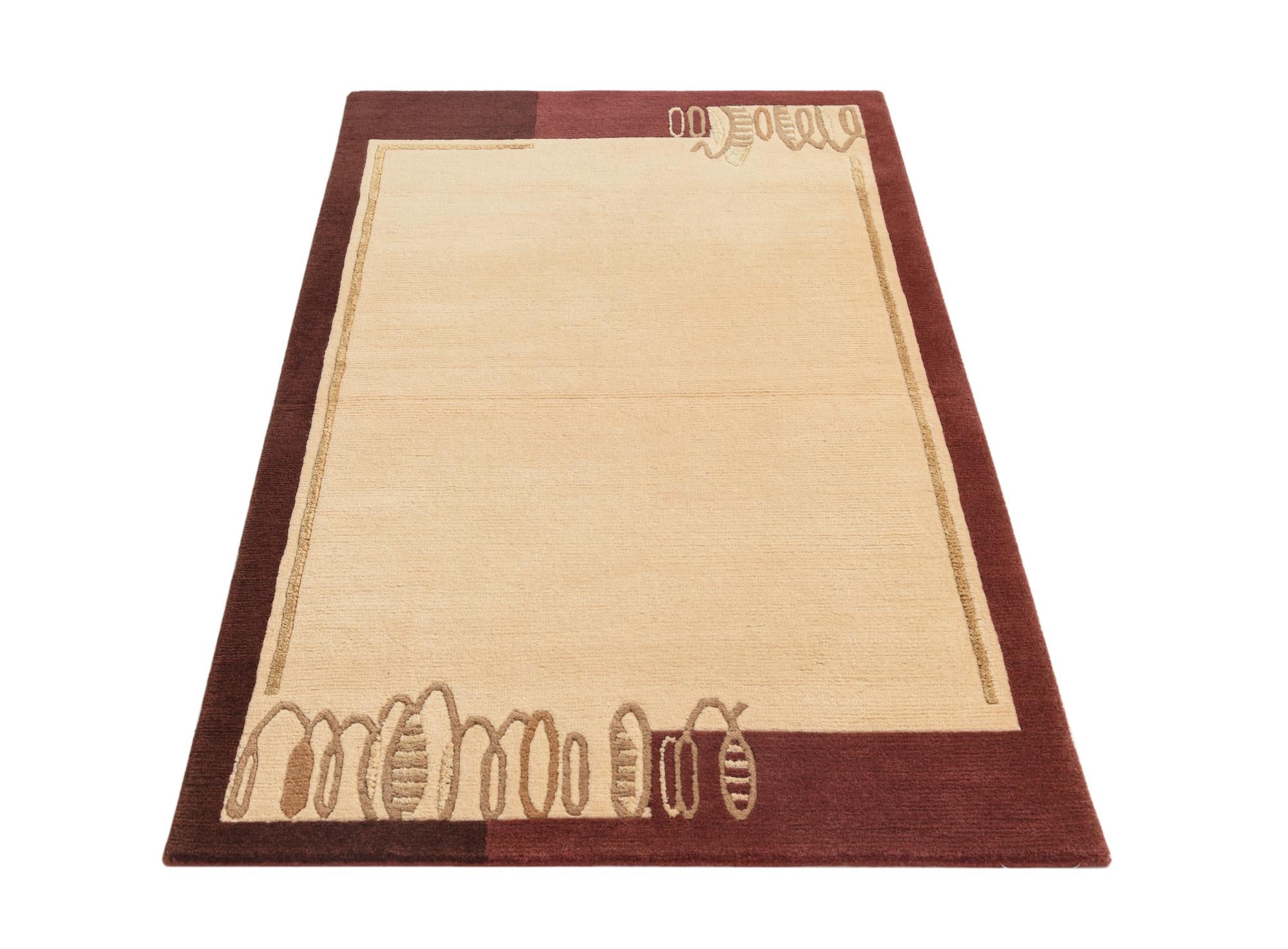 2' 10 x 4' 9 Hand Knotted Darya Wool Rug