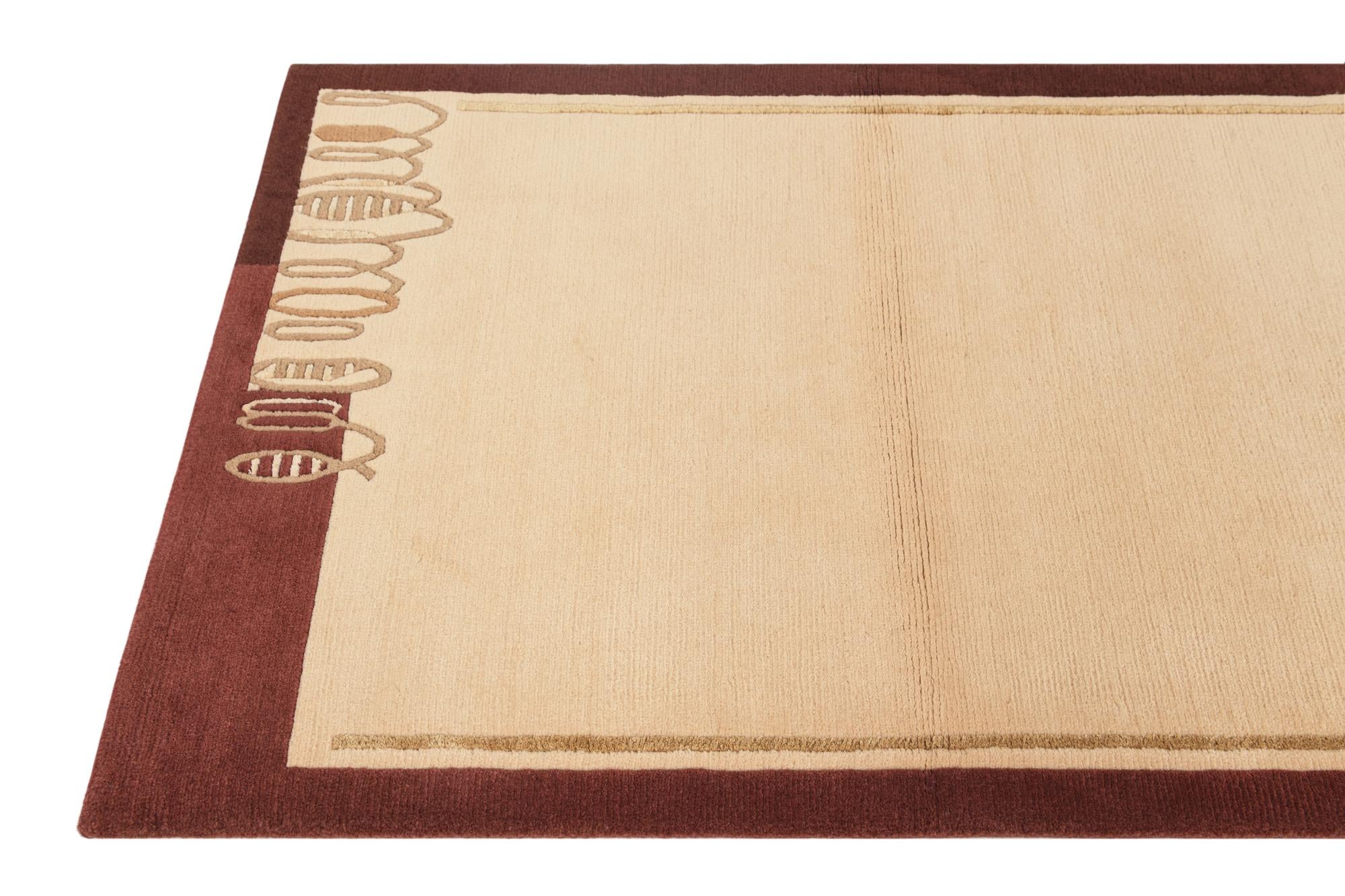 2' 10 x 4' 9 Hand Knotted Darya Wool Rug