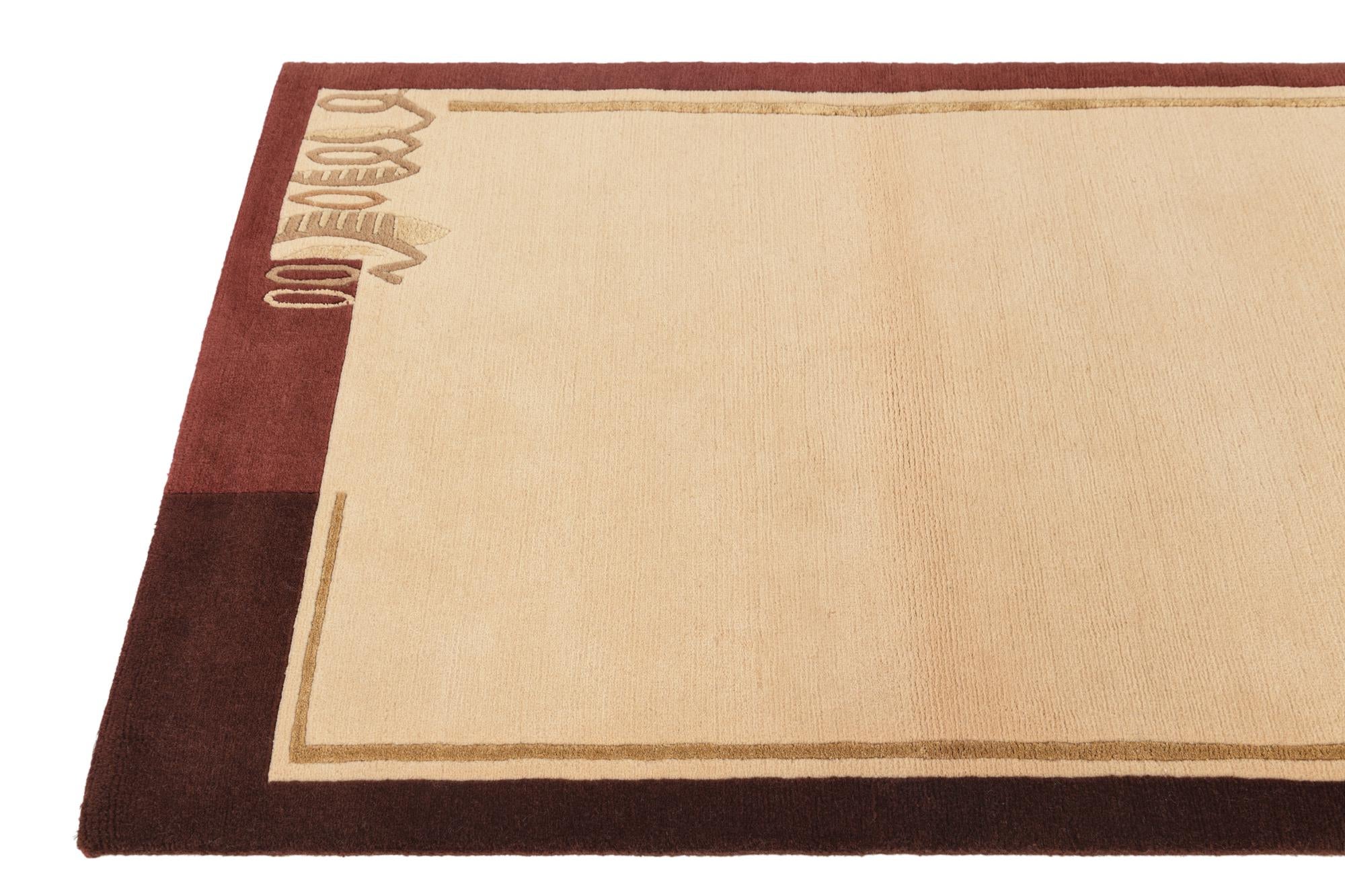 2' 11 x 4' 11 Hand Knotted Darya Wool Rug