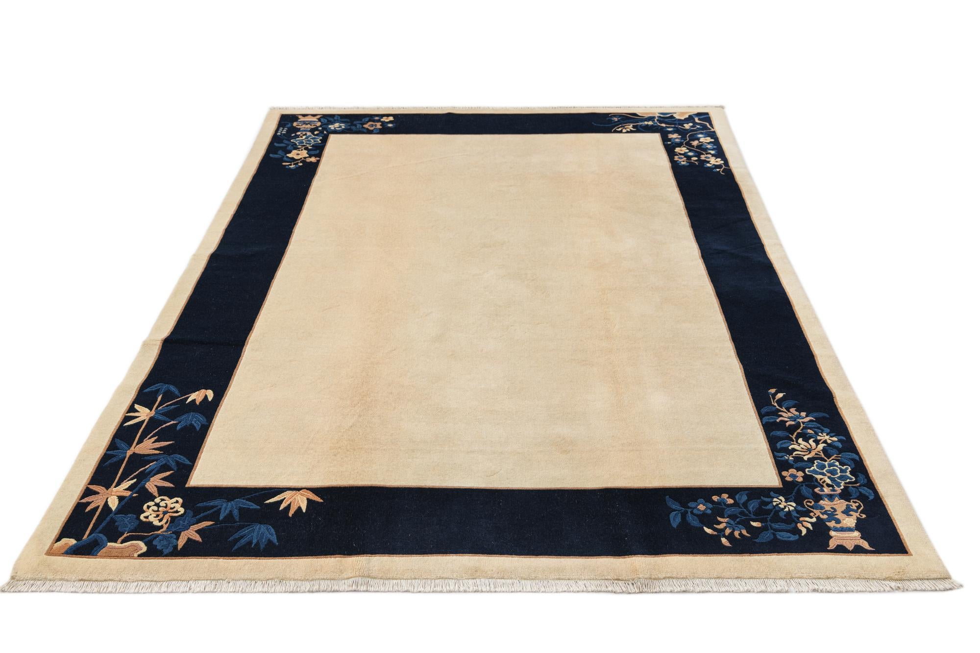 5' 6 x 8' 1 Hand Knotted Darya Wool Rug