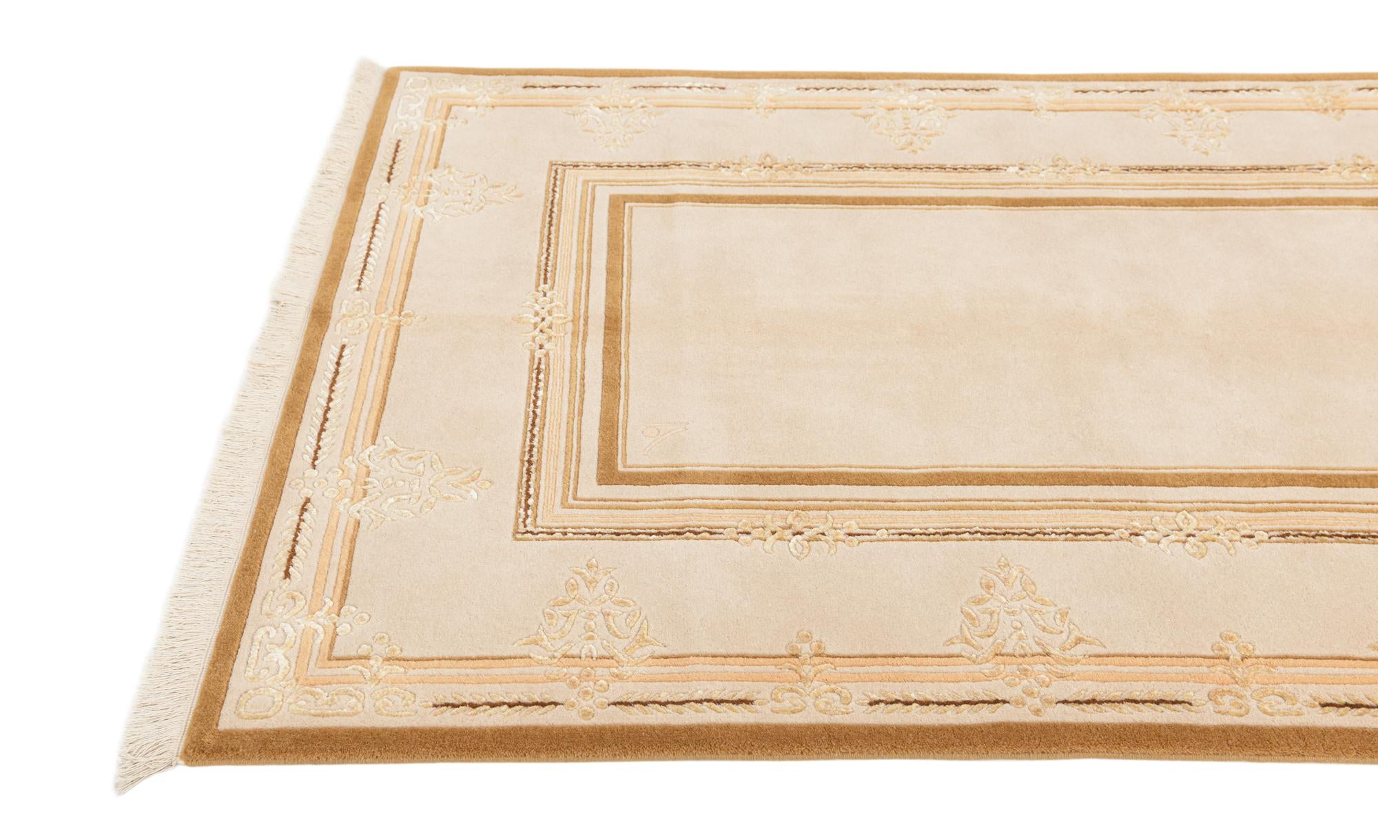 3' 11 x 5' 11 Hand Knotted Darya Wool Rug