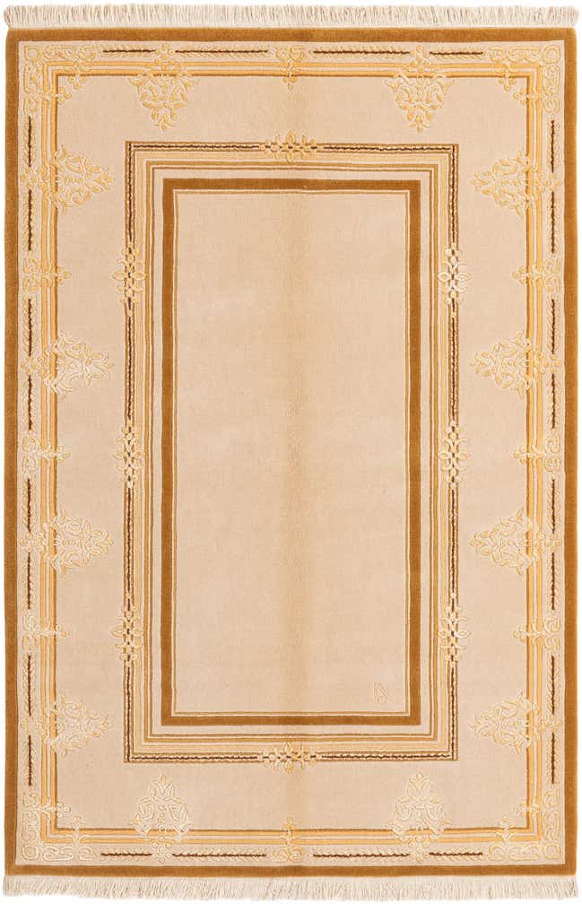 3' 11 x 5' 11 Hand Knotted Darya Wool Rug