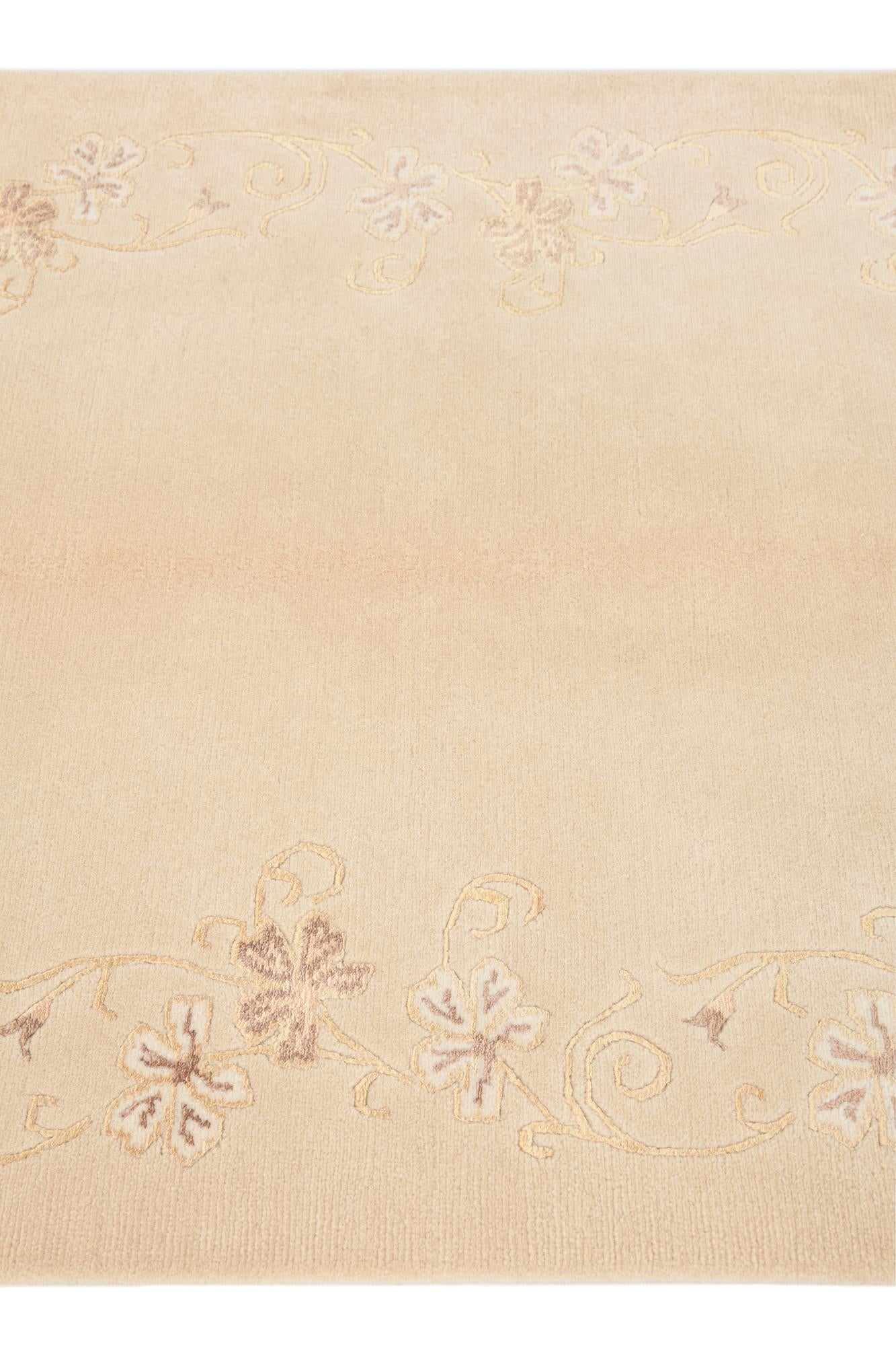 3' 11 x 5' 10 Hand Knotted Darya Wool Rug