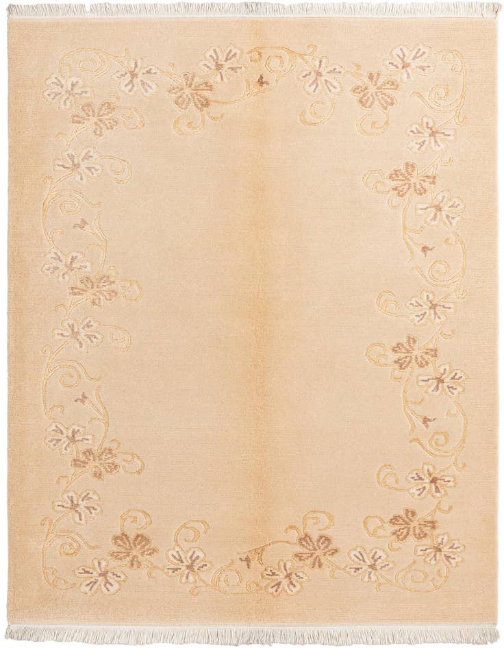 Detail image of 3' 11 x 5' 10 Hand Knotted Darya Wool Rug