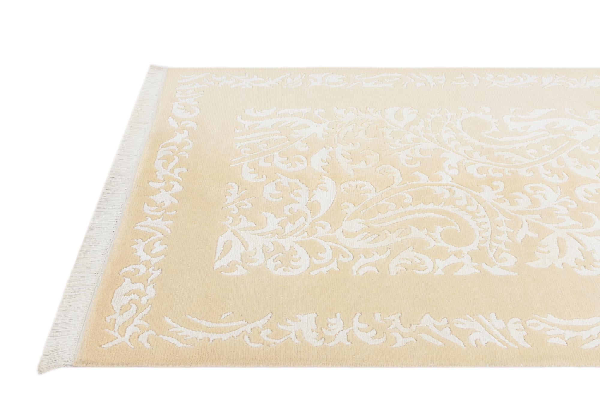 3' 11 x 5' 11 Hand Knotted Darya Wool Rug