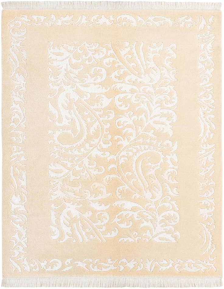 Detail image of 3' 11 x 5' 11 Hand Knotted Darya Wool Rug