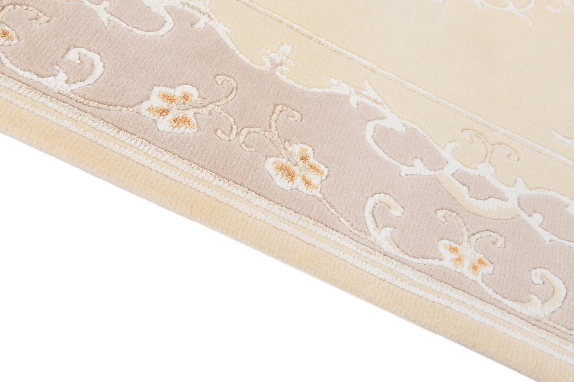 3' 11 x 5' 11 Hand Knotted Darya Wool Rug