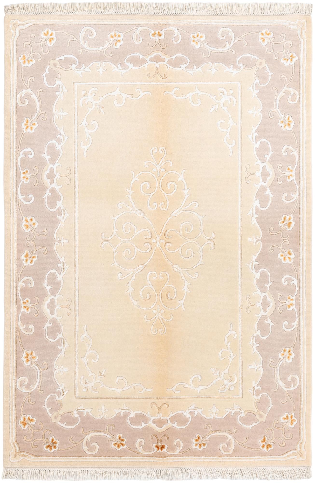 3' 11 x 5' 11 Hand Knotted Darya Wool Rug