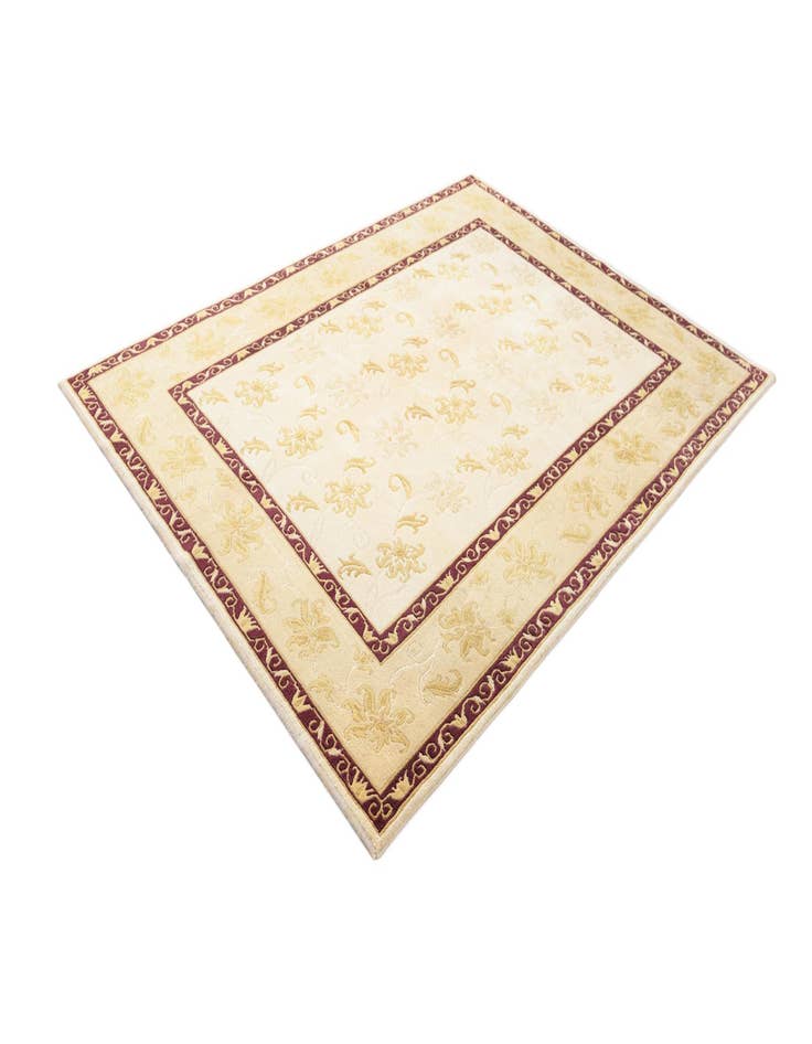 Detail image of 5' 9 x 8'  Hand Knotted Darya Wool Rug