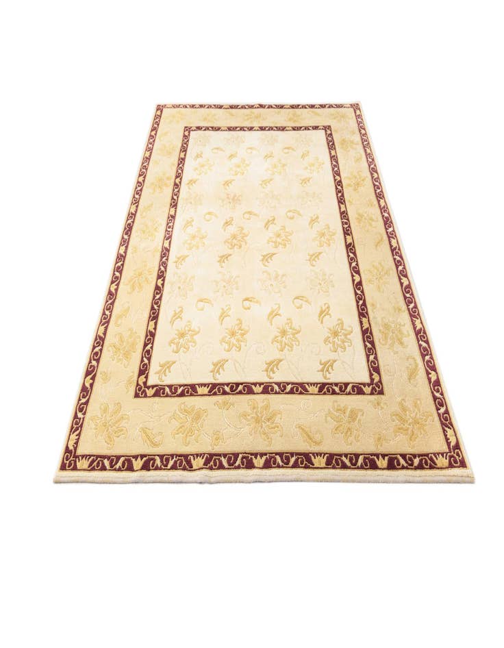 Detail image of 5' 9 x 8'  Hand Knotted Darya Wool Rug