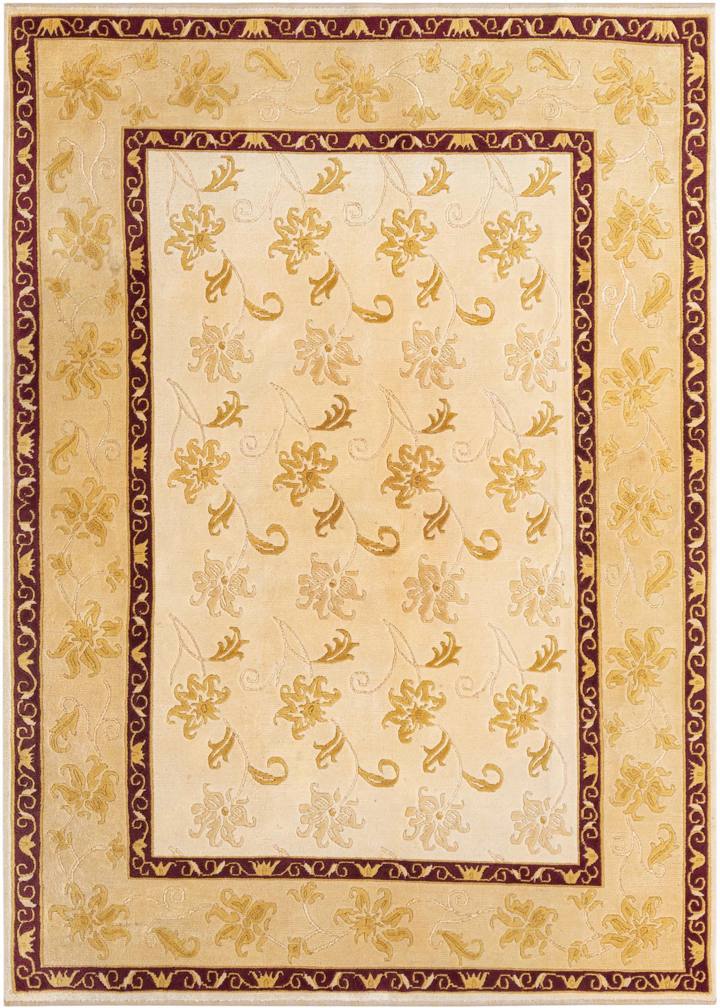 5' 9 x 8' Hand Knotted Darya Wool Rug