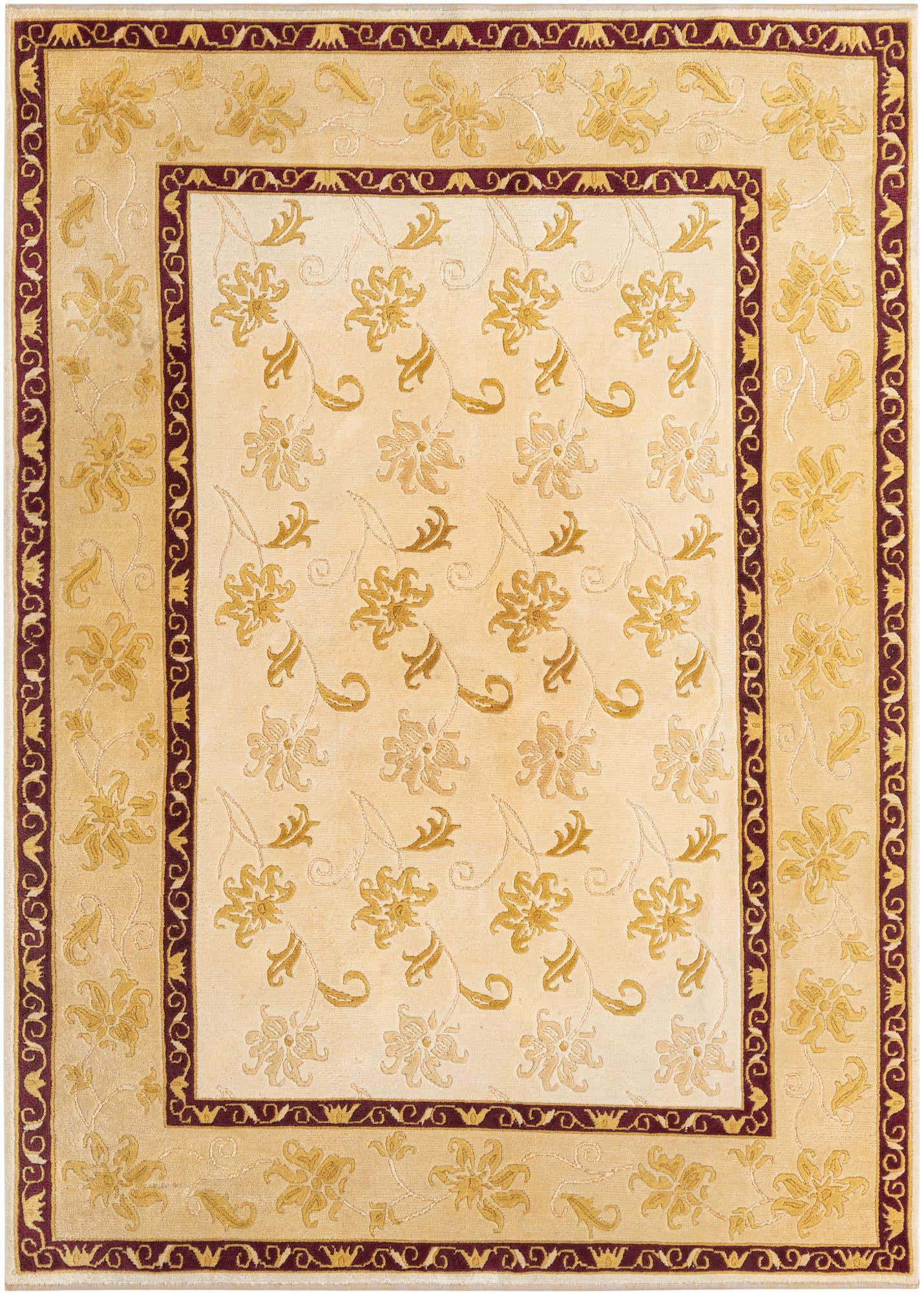5' 9 x 8' Hand Knotted Darya Wool Rug