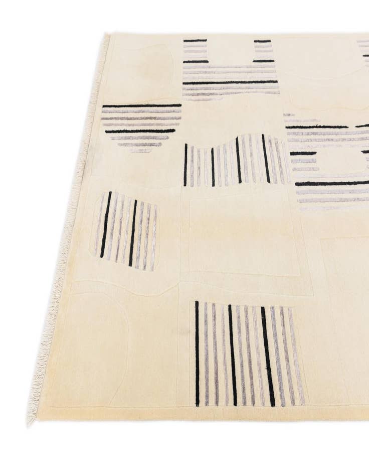 Detail image of 5' 7 x 8' 2  Hand Knotted Darya Wool Rug