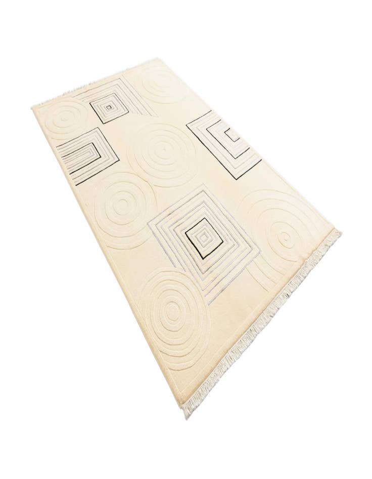 Detail image of 5' 6 x 7' 11  Hand Knotted Darya Wool Rug