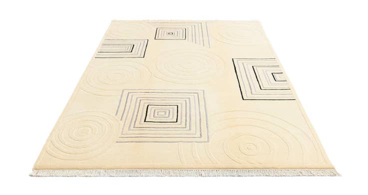Detail image of 5' 6 x 7' 11 Hand Knotted Darya Wool Rug