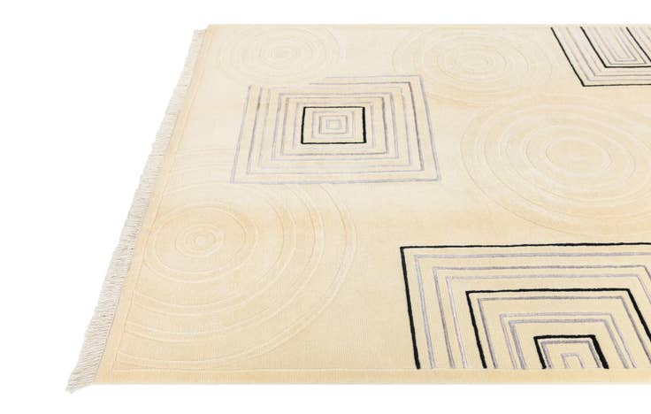Detail image of 5' 6 x 7' 11 Hand Knotted Darya Wool Rug