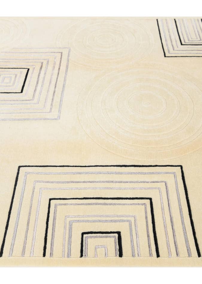 Detail image of 5' 6 x 7' 11 Hand Knotted Darya Wool Rug