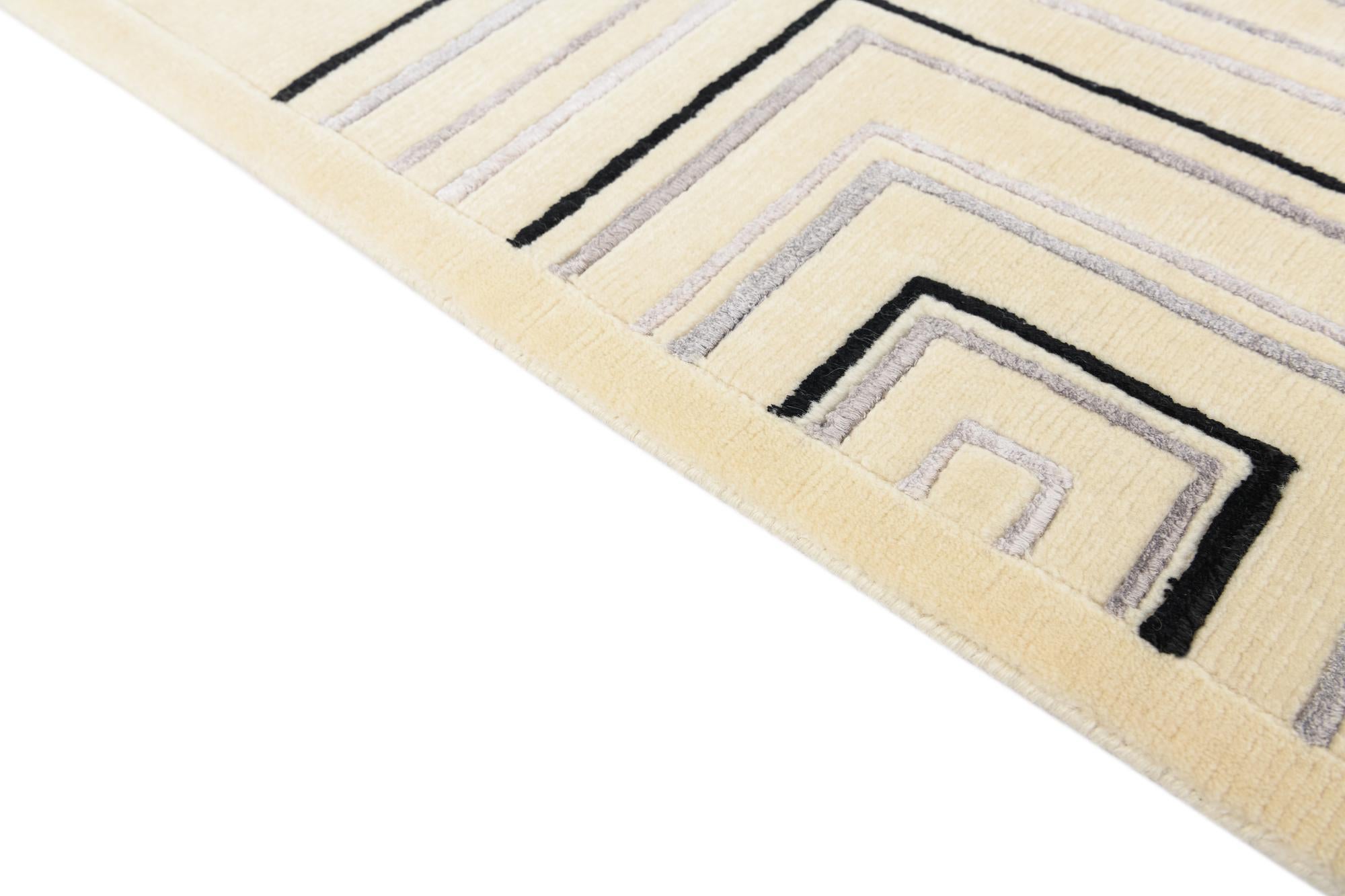 5' 6 x 7' 11 Hand Knotted Darya Wool Rug