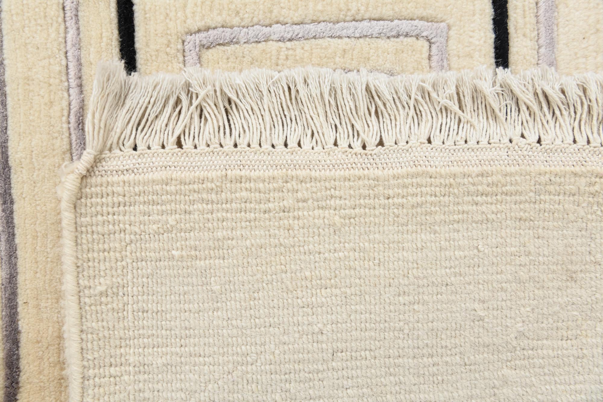 5' 6 x 7' 11 Hand Knotted Darya Wool Rug