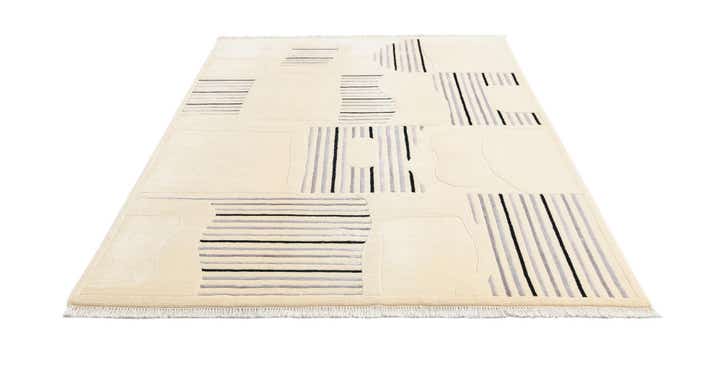 5' 7 x 8' Hand Knotted Darya Wool Rug