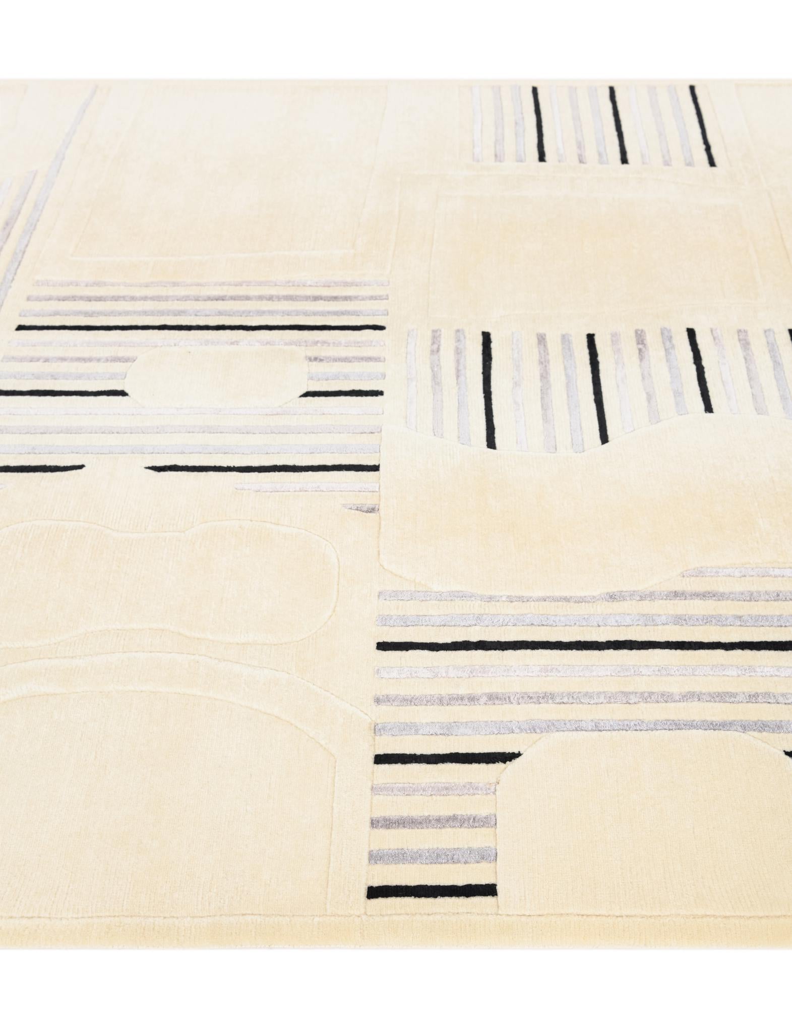 5' 7 x 8' Hand Knotted Darya Wool Rug