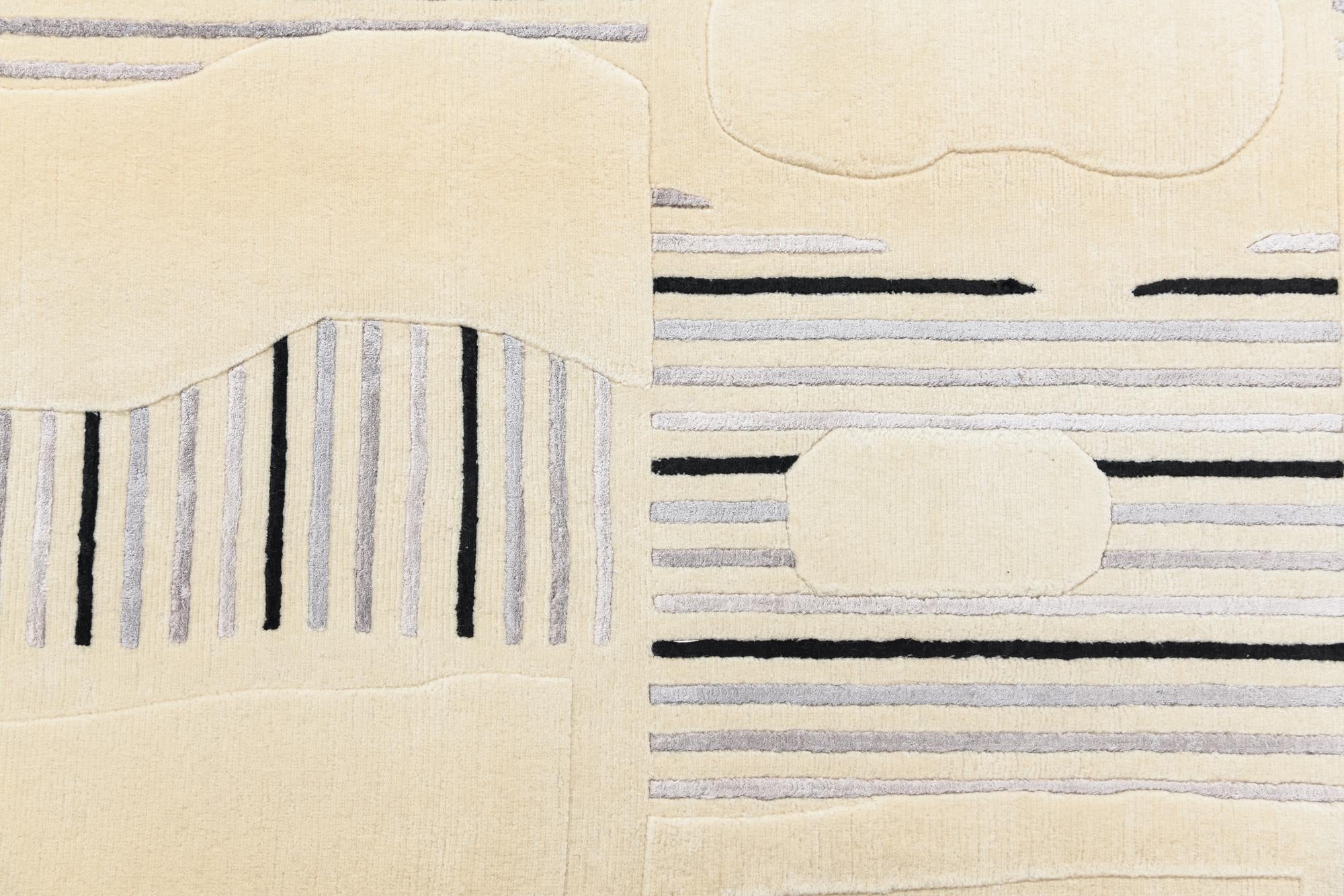 5' 7 x 8' Hand Knotted Darya Wool Rug